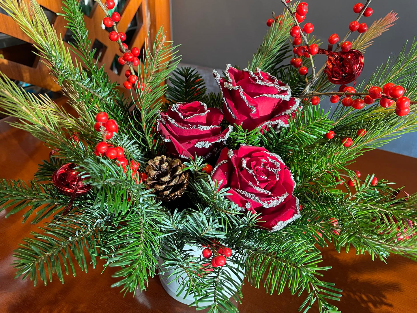 Warm Wishes Christmas Bouquet